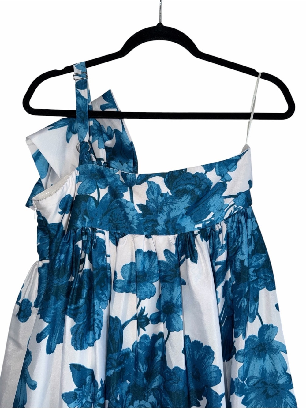 Anthropologie ATSU Blue Floral White Sundress with Bow Detail size XS NWT - Picture 8 of 12